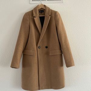 Zara camel wool coat